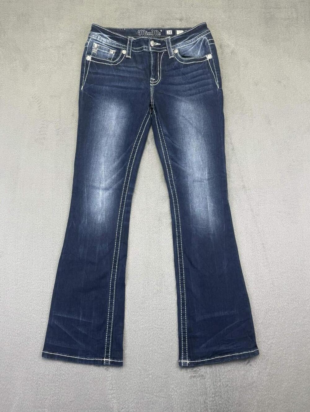 Miss Me Dark Blue Boot Cut Jeans